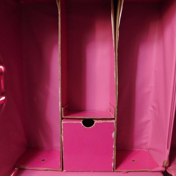 COPY - Barbie Doll Pink Carrying Case Toy Trunk VINTAGE 1991 - Picture 11 of 15